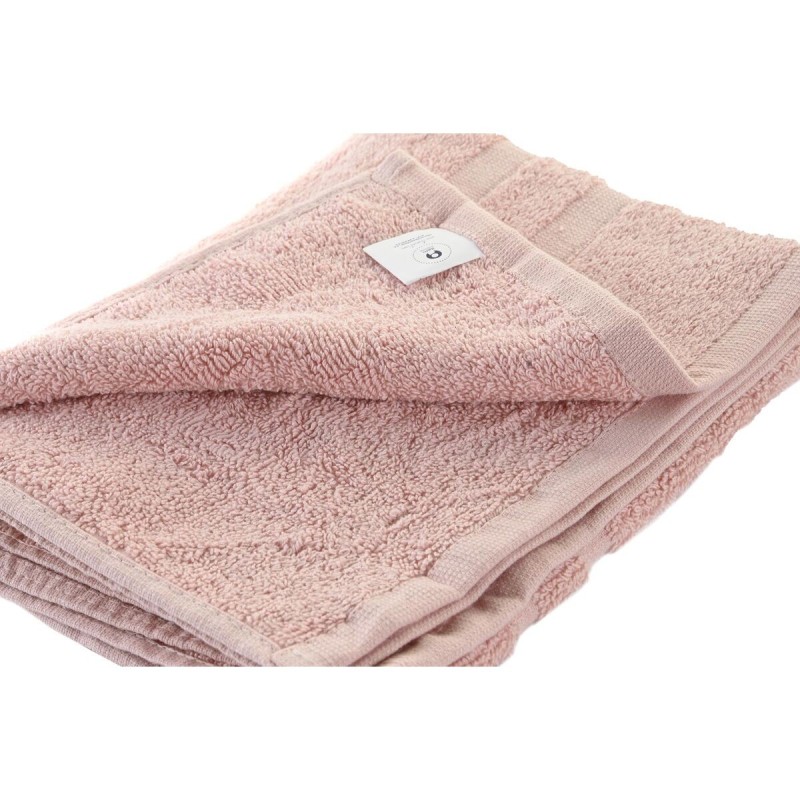 Tapis de bain DKD Home Decor 600 gsm Coton Rose clair (80 x 50 x 1 cm)