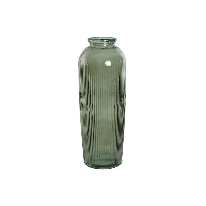 Vase Home ESPRIT Vert Cristal recyclé 30 x 30 x 72 cm