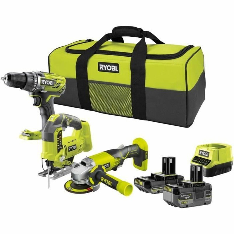 Set de forage et accessoires Ryobi R18DD3