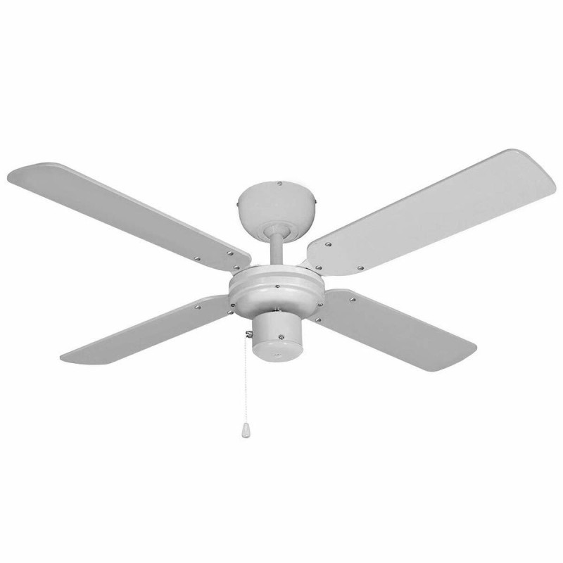 Ventilateur de Plafond EDM 33802 Báltico Blanc 50 W ø 102 cm