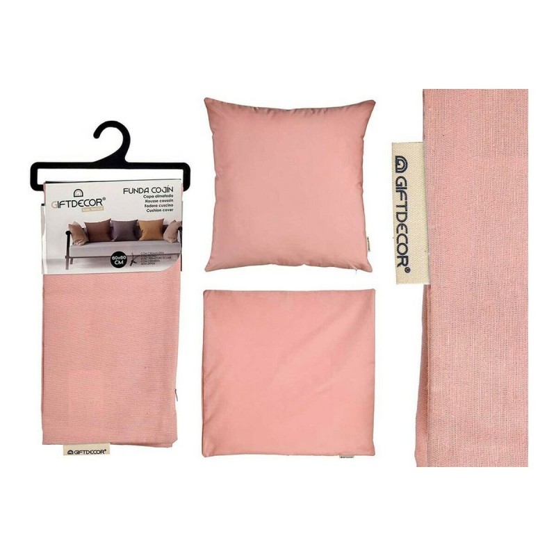 Housse de coussin Rose 45 x 0,5 x 45 cm 60 x 0,5 x 60 cm