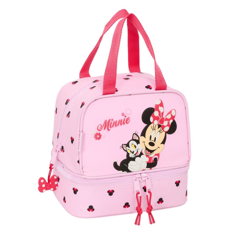 Sac à goûter Minnie Mouse Naive Rose 20 x 20 x 15 cm