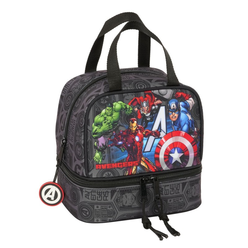 Sac à goûter The Avengers Vendetta Noir 20 x 20 x 15 cm