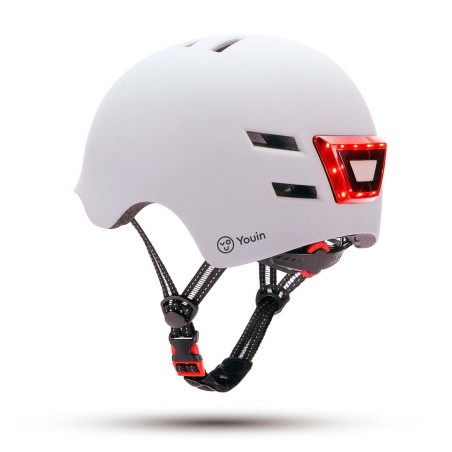 Casque pour Trottinette électrique Youin MA1011 LED Blanc