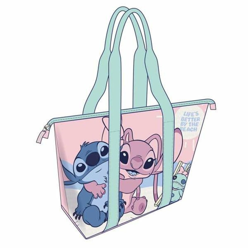 Sac de plage Stitch Bleu 47 x 33 x 15 cm