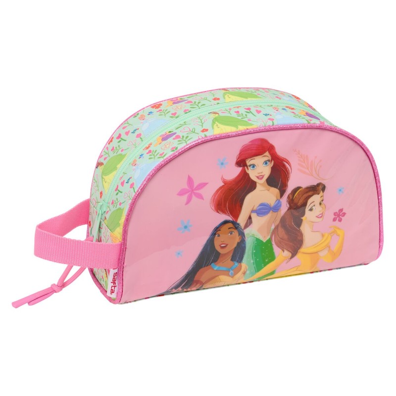 Nécessaire de Voyage Disney Princess Bloom Vert Rose 26 x 16 x 9 cm