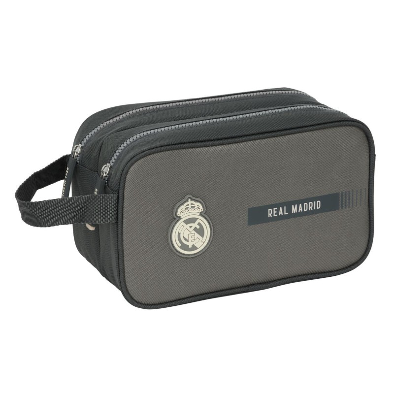 Nécessaire de Voyage Real Madrid C.F. Gris Sportif 26 x 15 x 12.5 cm