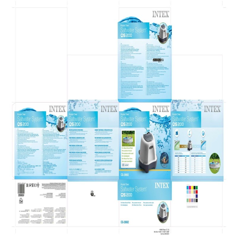 Système de chloration au sel Intex 26662