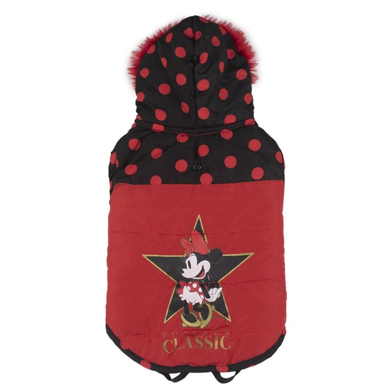 Manteau pour Chien Minnie Mouse Noir Rouge M