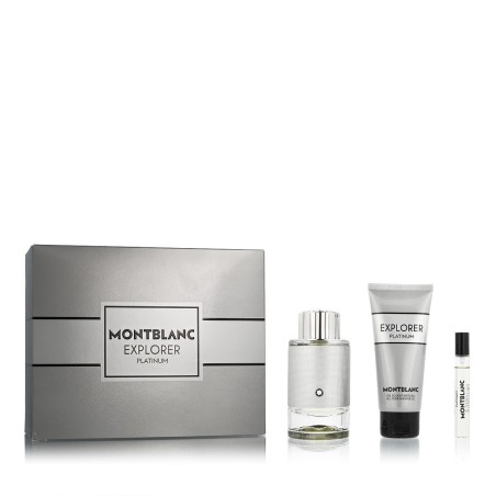 Parfum Femme Montblanc Explorer Platinum EDP 3 Pièces