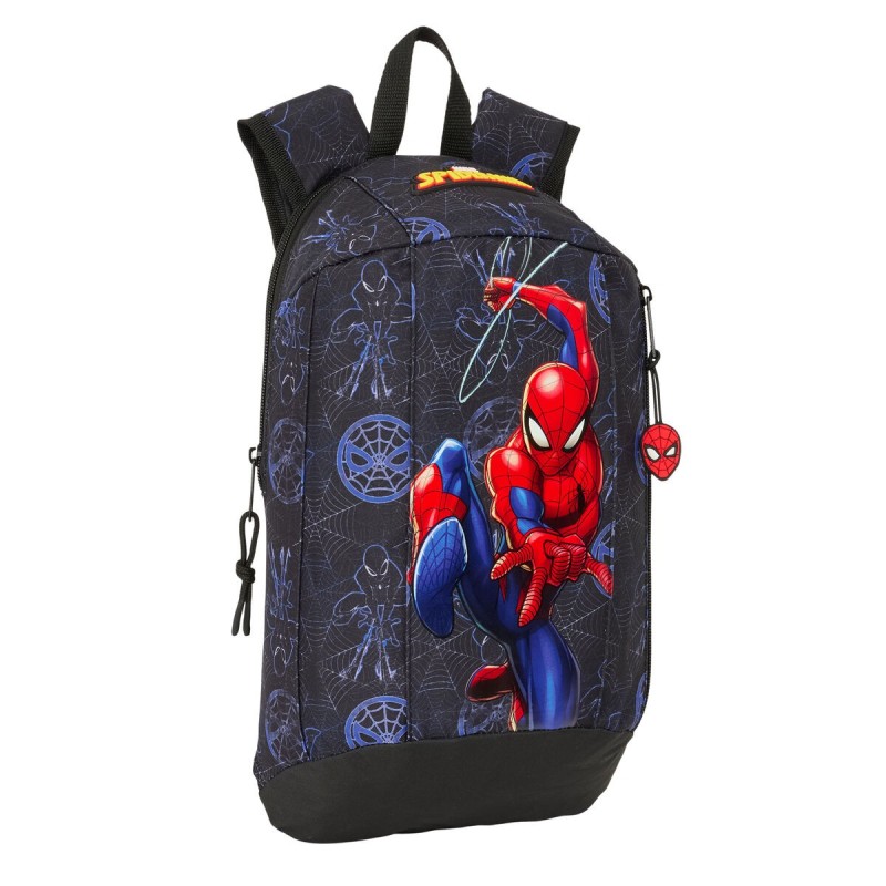 Sac à dos Casual Spider-Man Attack Noir 22 x 39 x 10 cm