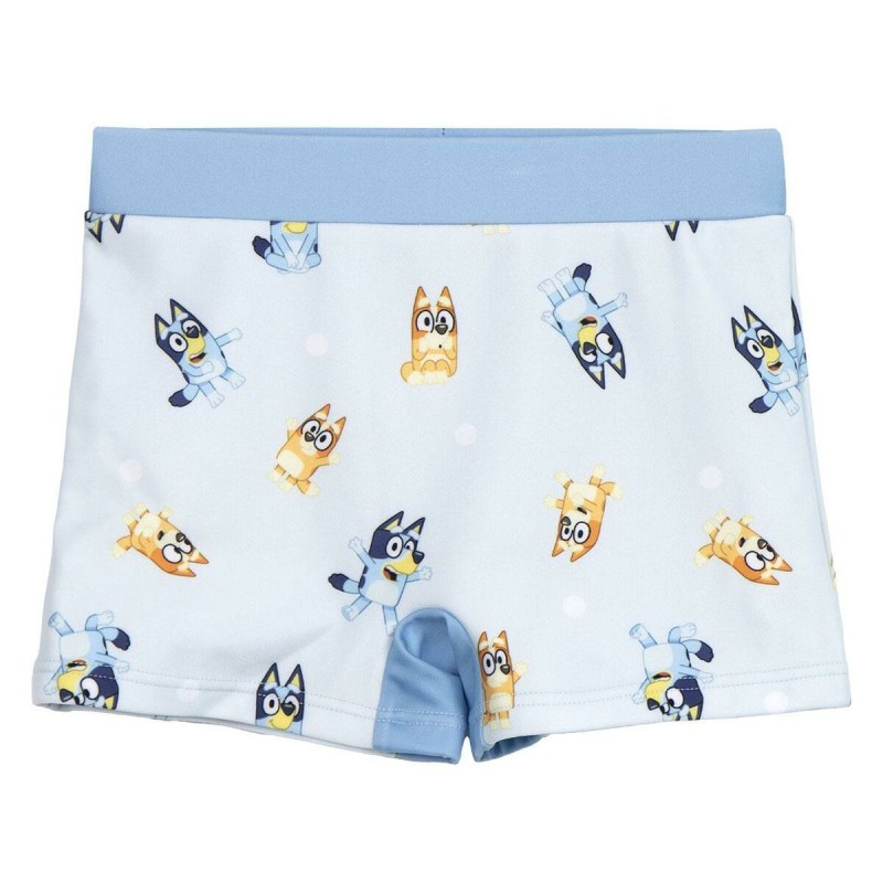 Boxer de Bain pour Enfants Bluey Bleu clair