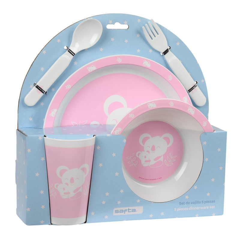 Set de vaisselle pour enfants Safta Koala Polyester 26 x 26 x 9 cm