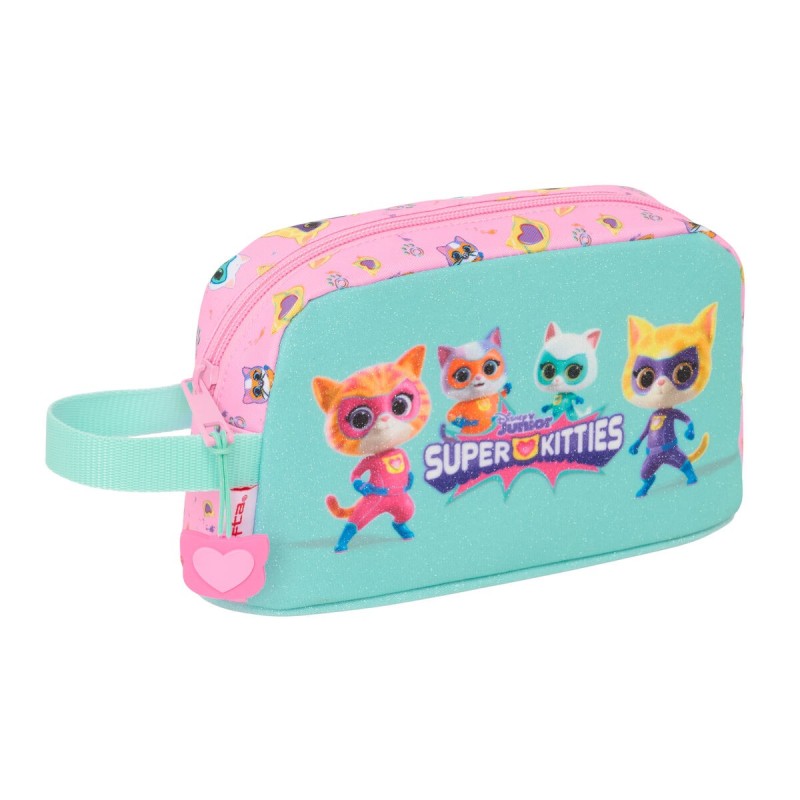 Fourre-tout SuperKitties Rose Turquoise 21