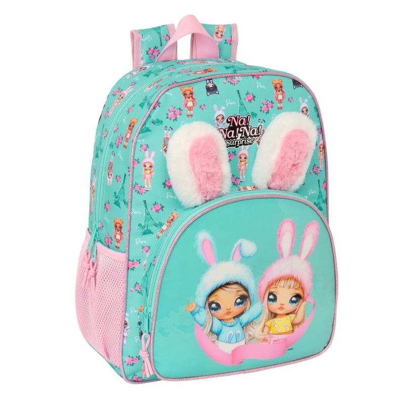 Cartable Na!Na!Na! Surprise Bunny Rose Turquoise 33 x 42 x 14 cm