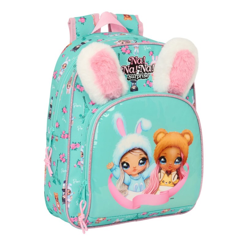 Cartable Na!Na!Na! Surprise Bunny Rose Turquoise 28 x 34 x 10 cm