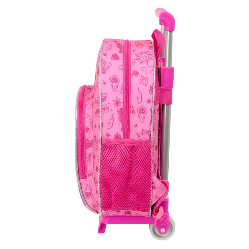 Cartable à roulettes Rainbow High Shine Multicouleur 28 x 34 x 10 cm