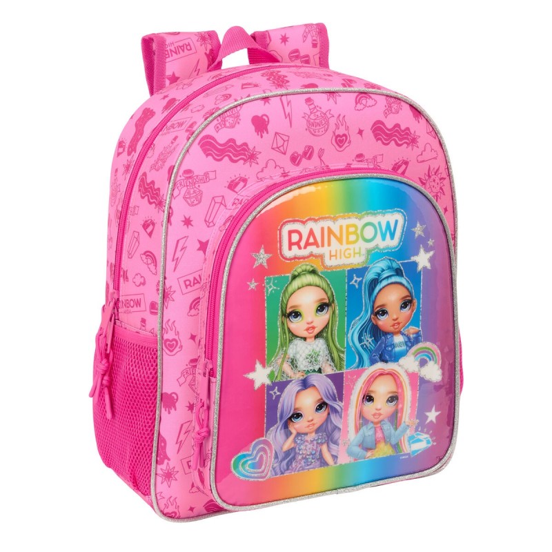 Cartable Rainbow High Shine Multicouleur 32 x 38 x 12 cm