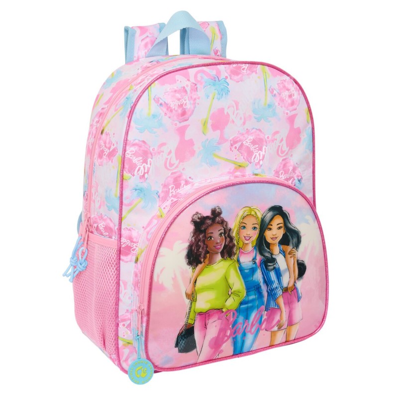 Cartable Barbie Painterly Rose Bleu ciel 33 x 42 x 14 cm