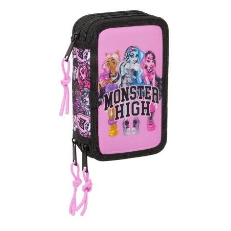 Trousse Scolaire avec Accessoires Monster High Drama Multicouleur 12