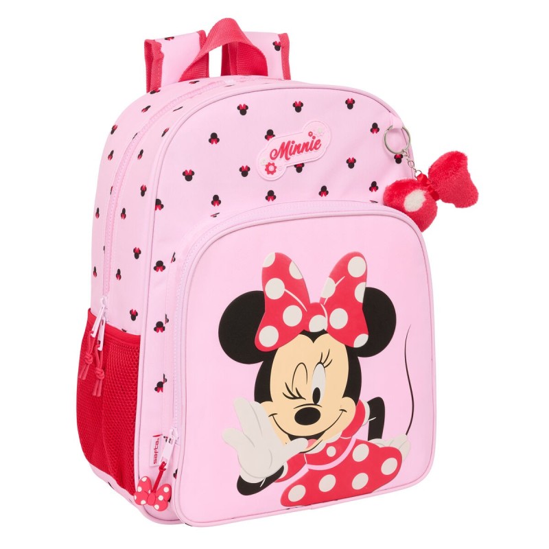 Cartable Minnie Mouse Naive Rose 33 x 42 x 14 cm