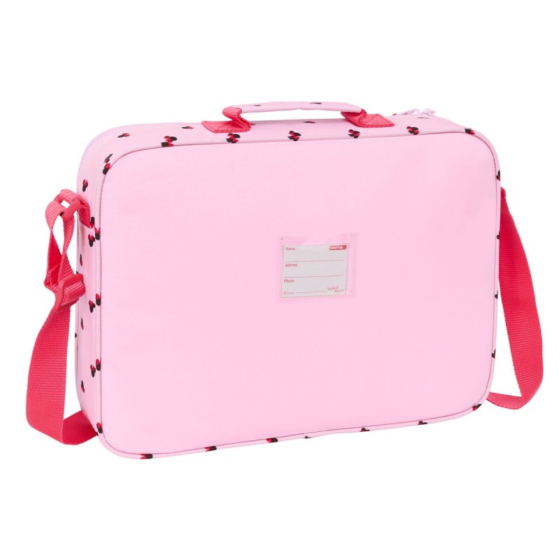 Cartable d'école Minnie Mouse Naive Rose 38 x 28 x 6 cm