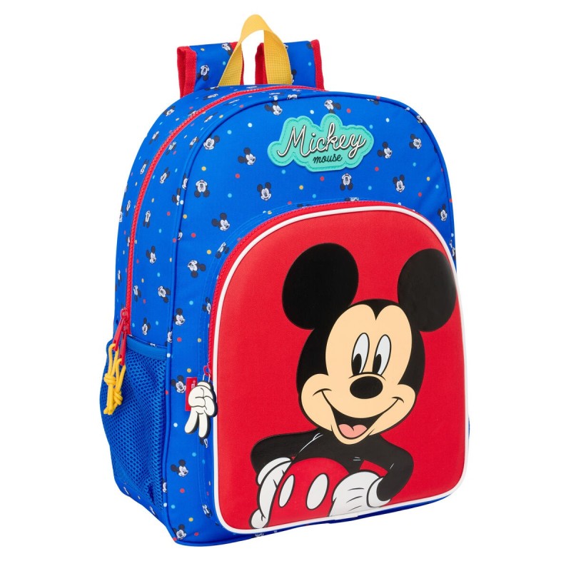 Cartable Mickey Mouse Clubhouse Good day Bleu 33 x 42 x 14 cm