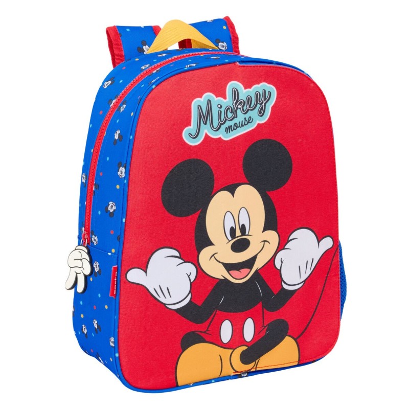 Cartable Mickey Mouse Clubhouse Good day Bleu 26 x 34 x 11 cm