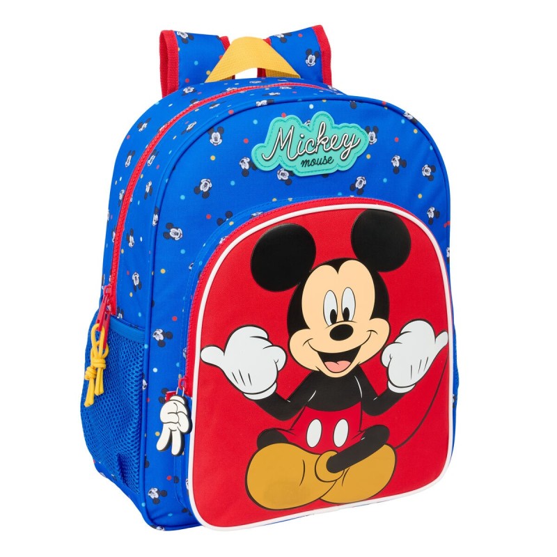 Cartable Mickey Mouse Clubhouse Good day Bleu 32 x 38 x 12 cm