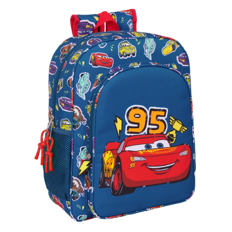 Cartable Cars Racing Blue marine 32 x 38 x 12 cm