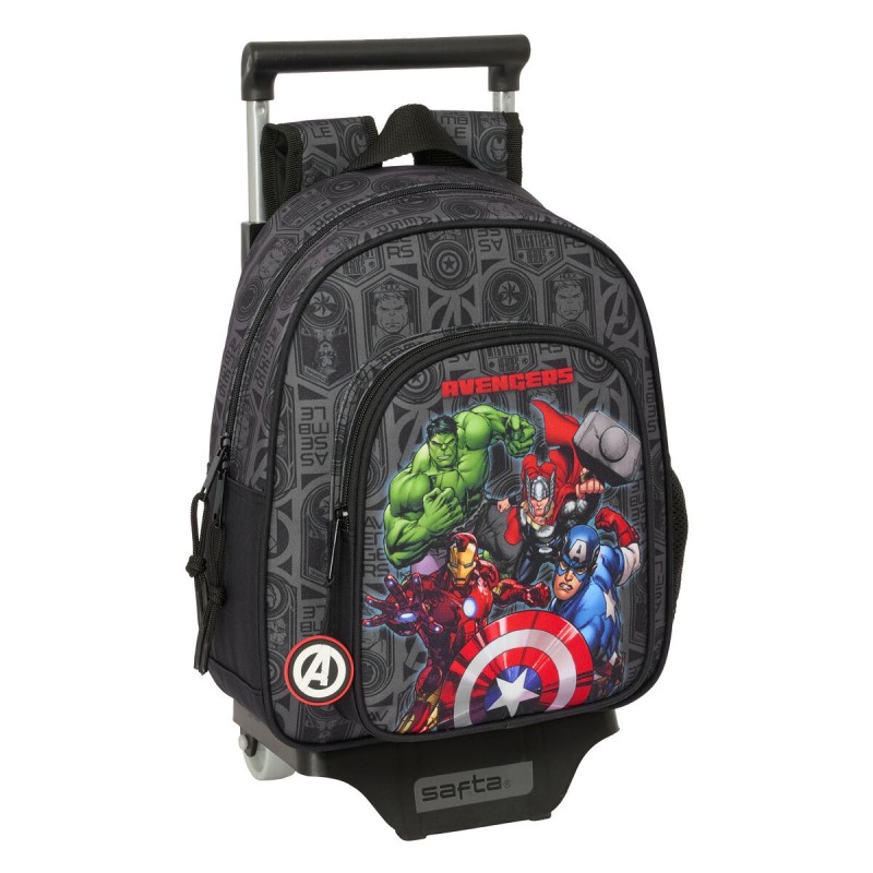 Cartable à roulettes The Avengers Vendetta Noir 27 x 33 x 10 cm