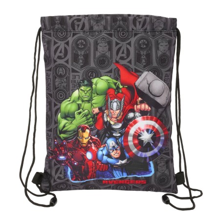 Sac à dos serré par des ficelles The Avengers Vendetta Noir 26 x 34 x 1 cm