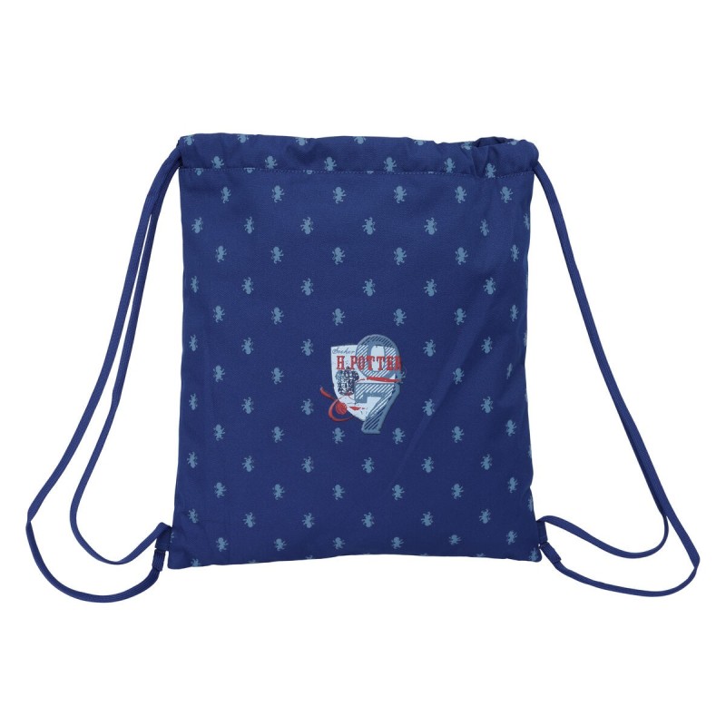 Sac à dos serré par des ficelles Harry Potter Captain Blue marine 35 x 40 x 1 cm