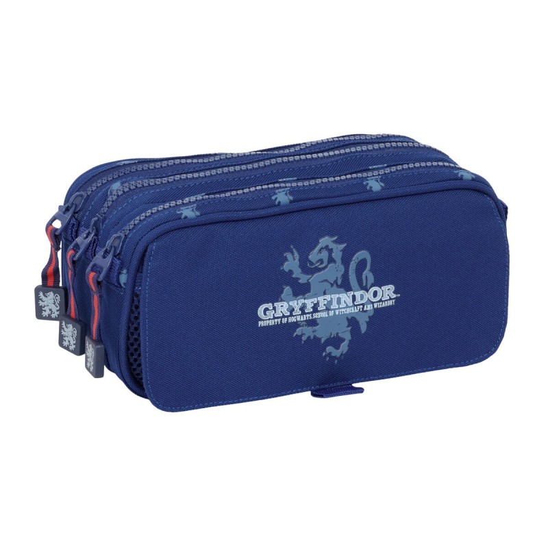 Trousse Fourre-Tout Triple Harry Potter Captain Blue marine 21