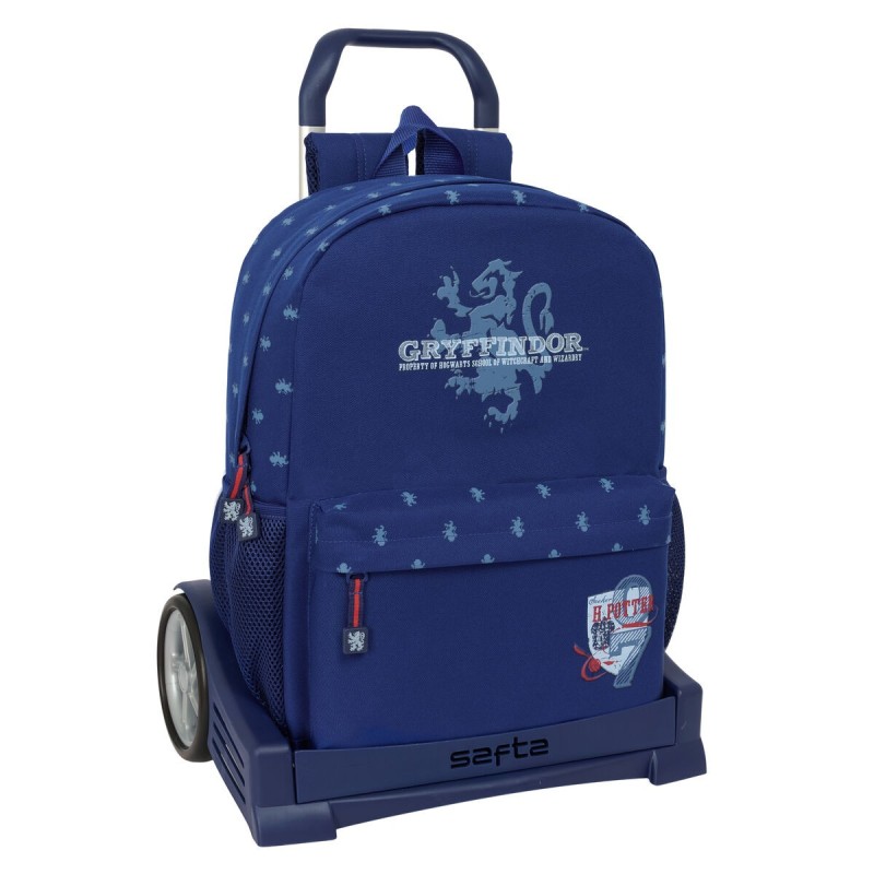 Cartable à roulettes Harry Potter Captain Blue marine 32 x 43 x 14 cm