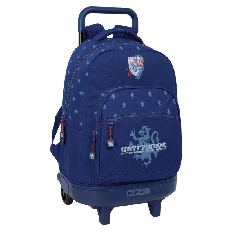 Cartable à roulettes Harry Potter Captain Blue marine 33 x 45 x 22 cm