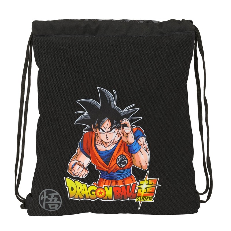 Sac à dos serré par des ficelles Dragon Ball Combat Noir 35 x 40 x 1 cm