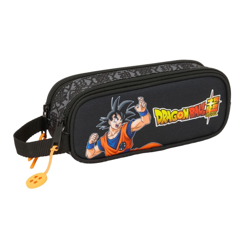 Trousse Fourre-Tout Double Dragon Ball Combat Noir 21 x 8 x 6 cm