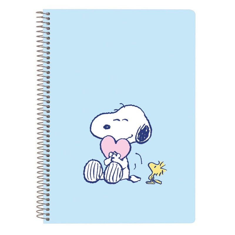 Carnet Snoopy Love Bleu A5 80 Volets