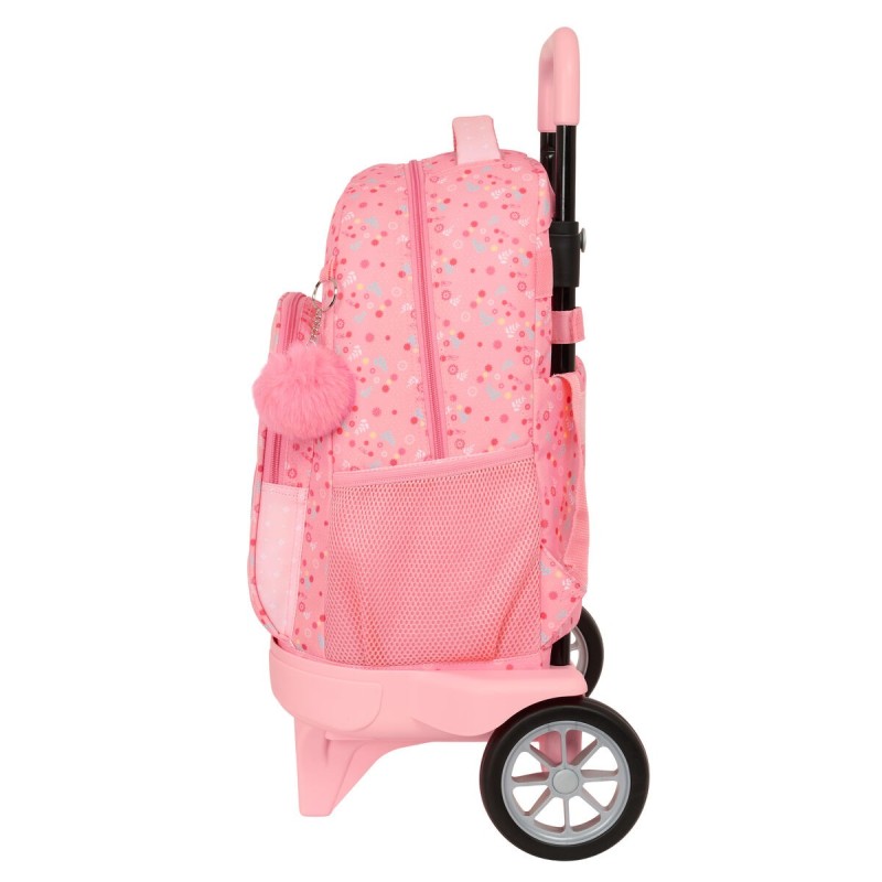 Cartable à roulettes Moos Passion Multicouleur 33 x 45 x 22 cm