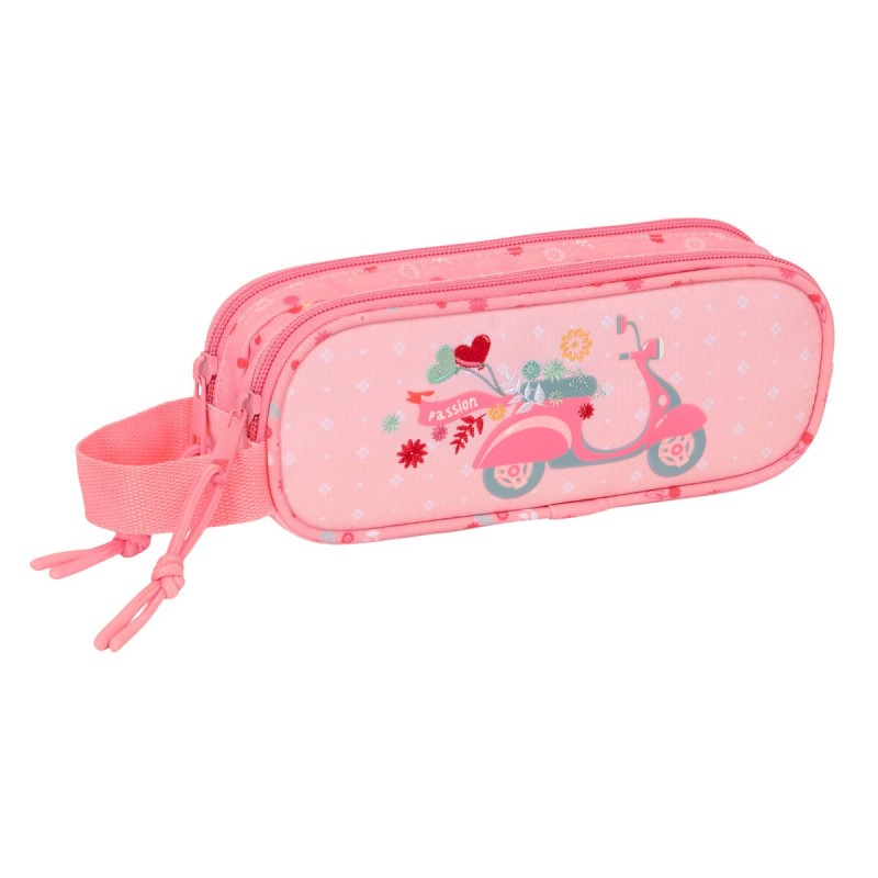 Trousse Fourre-Tout Double Moos Passion Multicouleur 21 x 8 x 6 cm