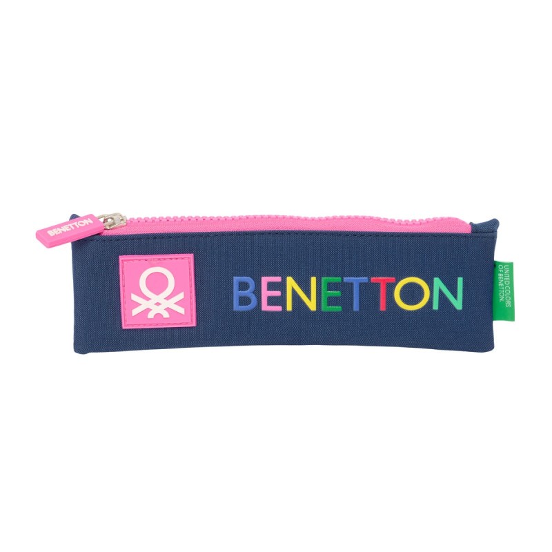 Fourre-tout Benetton Damero Blue marine 20 x 6 x 1 cm