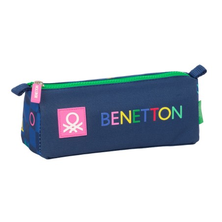 Fourre-tout Benetton Damero Blue marine 21 x 8 x 7 cm