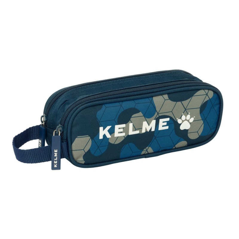 Trousse Fourre-Tout Double Kelme Epic Blue marine 21 x 8 x 6 cm