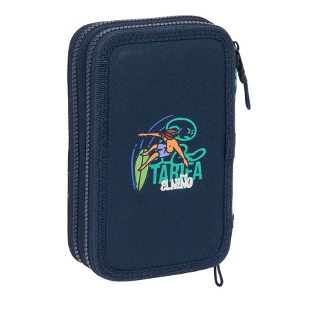 Trousse Scolaire avec Accessoires El Niño Kook Blue marine 12