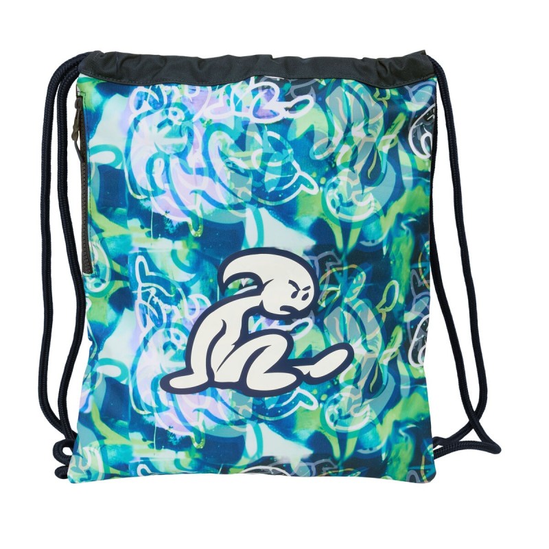 Sac à dos serré par des ficelles El Niño Kook Blue marine 35 x 40 x 1 cm