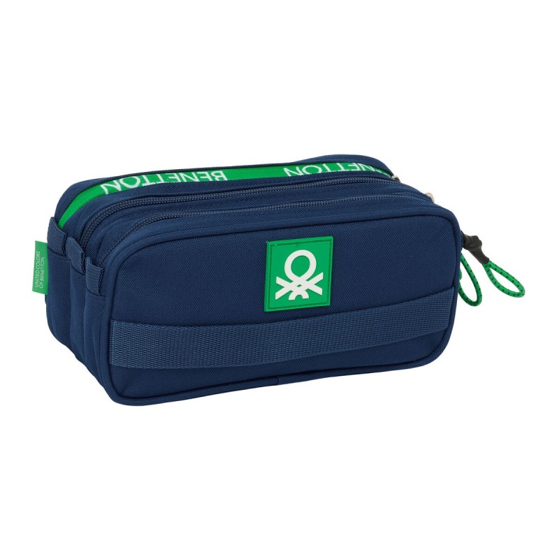 Fourre-tout Benetton Green Blue marine 21,5 x 10 x 8 cm