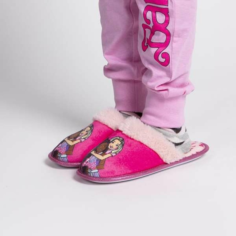 Chaussons Barbie Rose