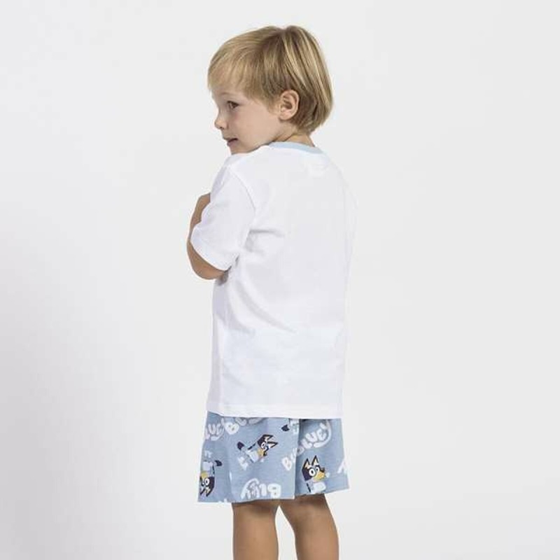 Pyjama Enfant Bluey Blanc (6 Ans)