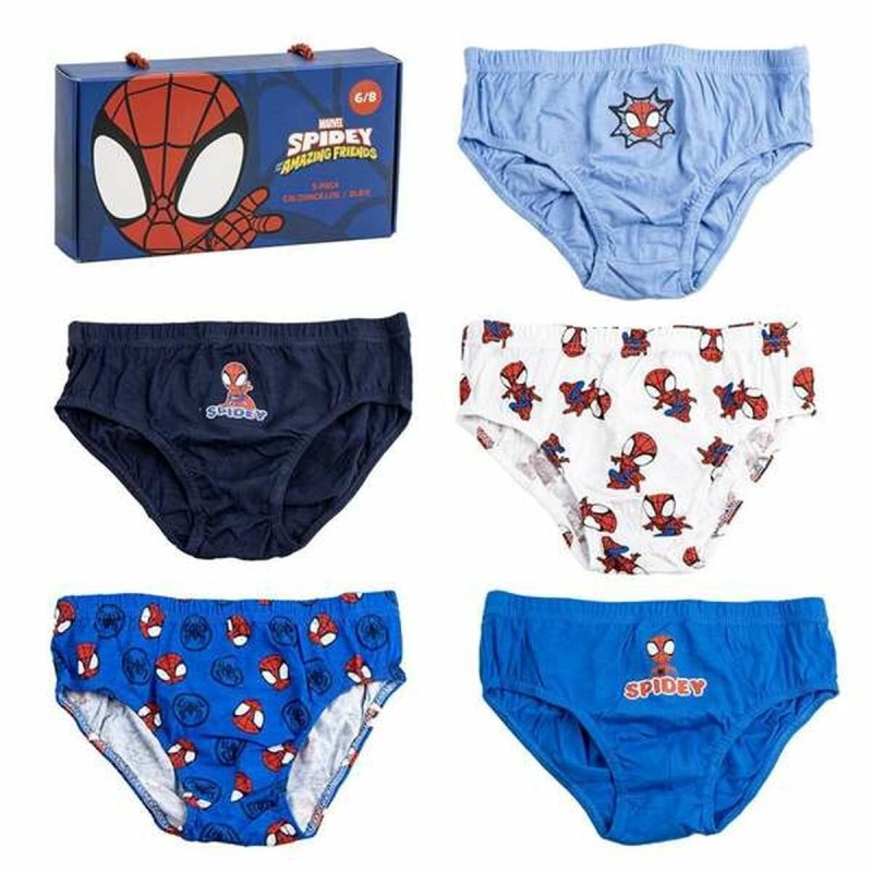 Lot de slips Spider-Man Multicouleur